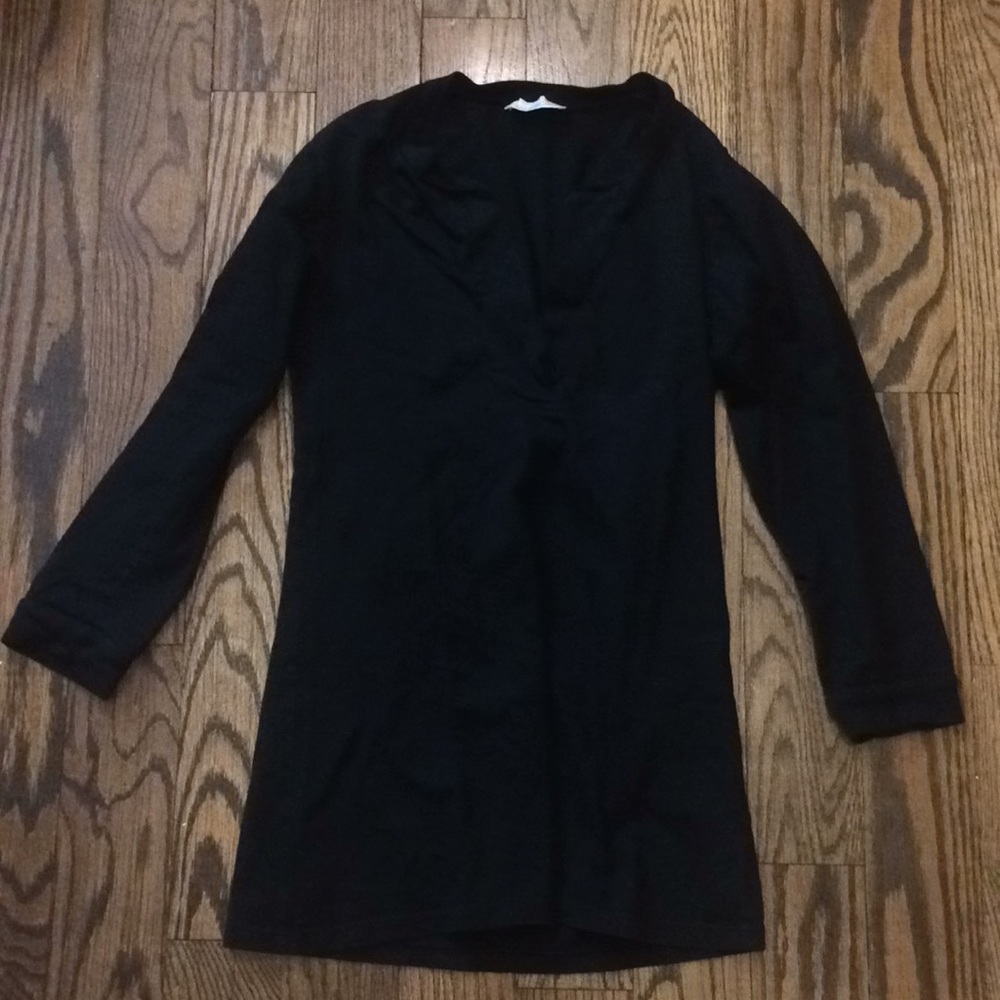 C&c california Black c neck tunic t shirt
